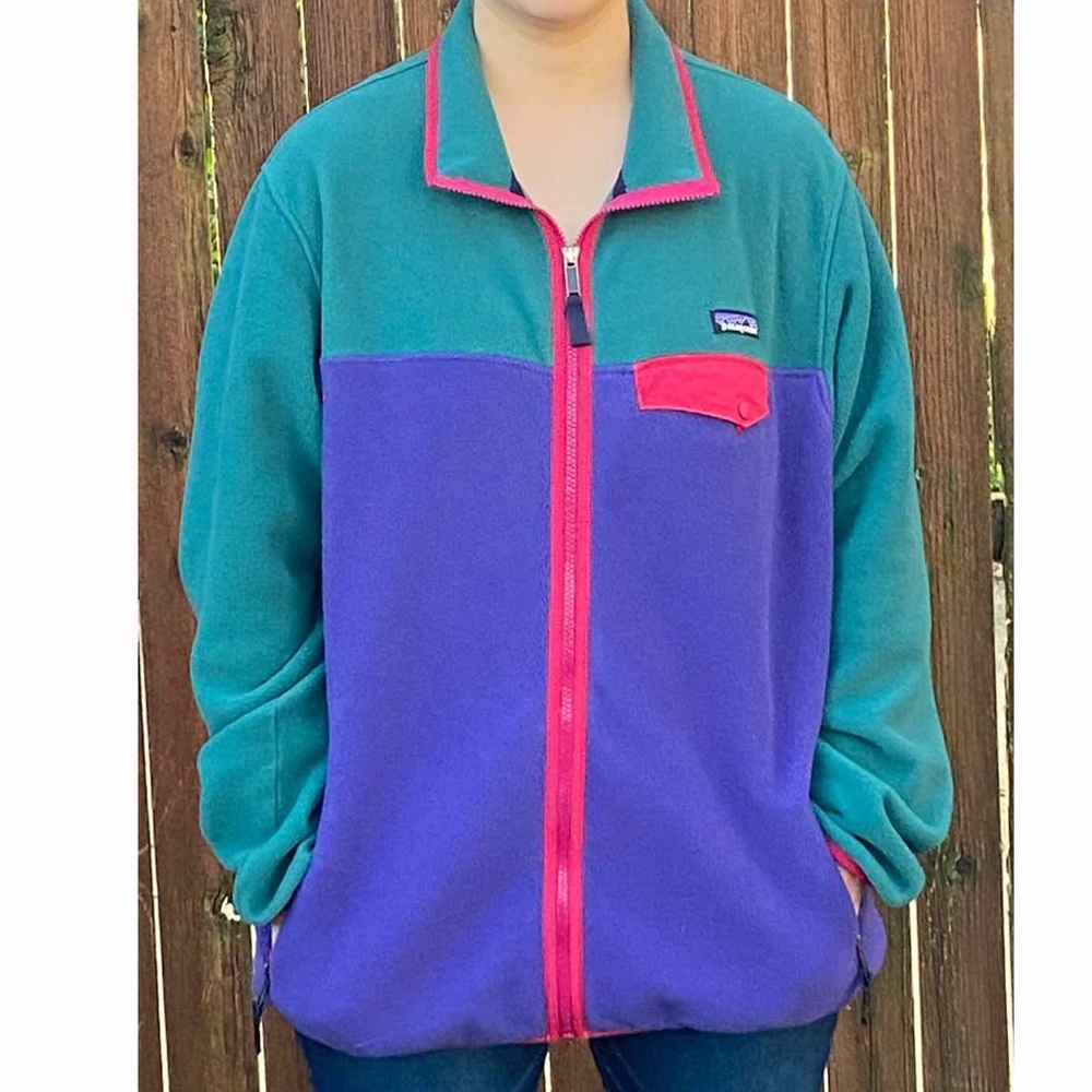 Patagonia Synchilla Zip Up Fleece Concord Purple
